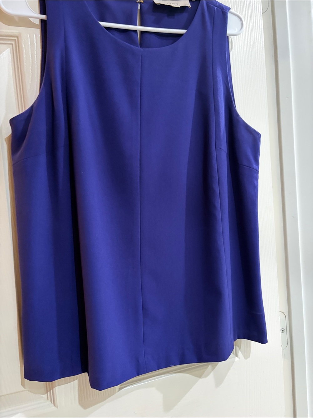 LOFT Sleeveless Tank in Cobalt Blue